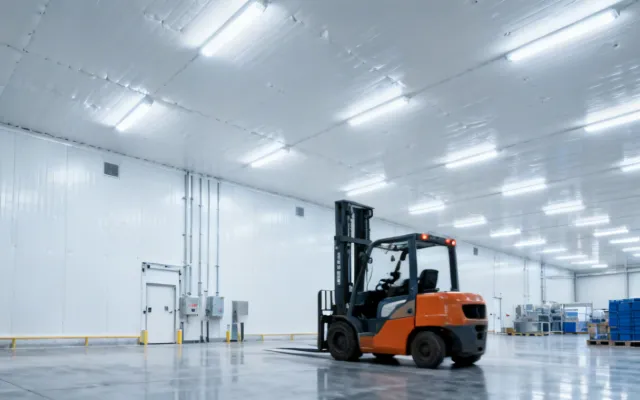 Cold storage facility with Kingspan panels